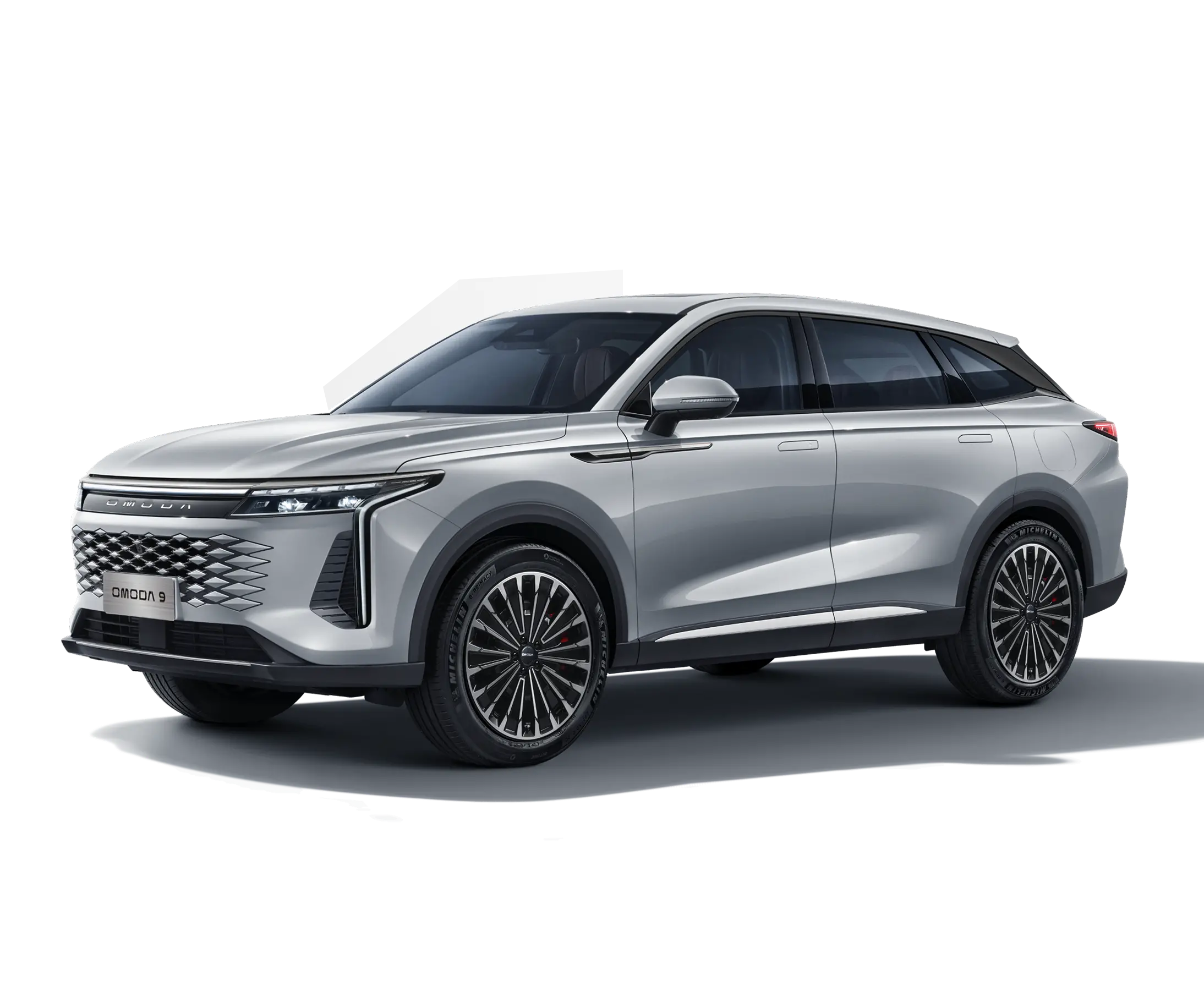 Cutout of grey OMODA 9