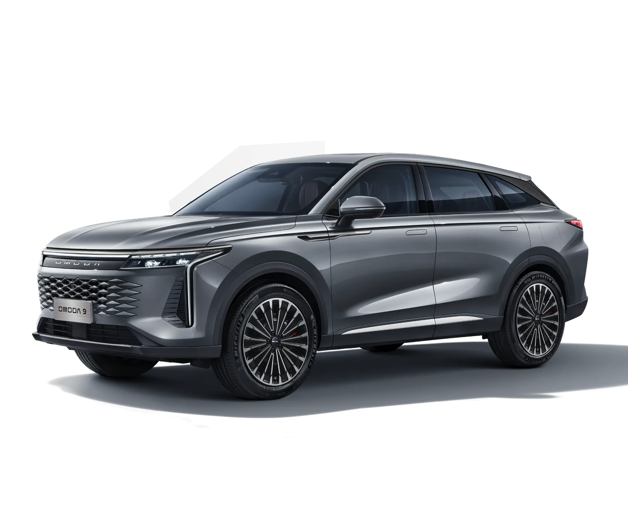 Cutout of grey OMODA 9