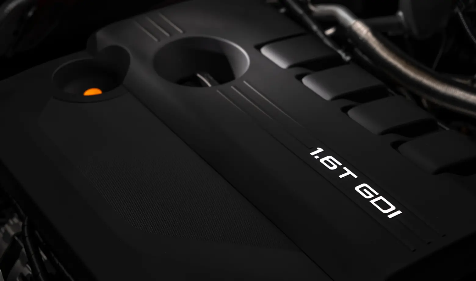 Close up shot of electric aspect of OMODA car