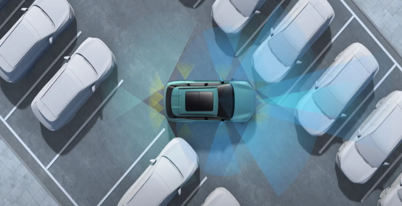 Visual of Rear Collision Warning System