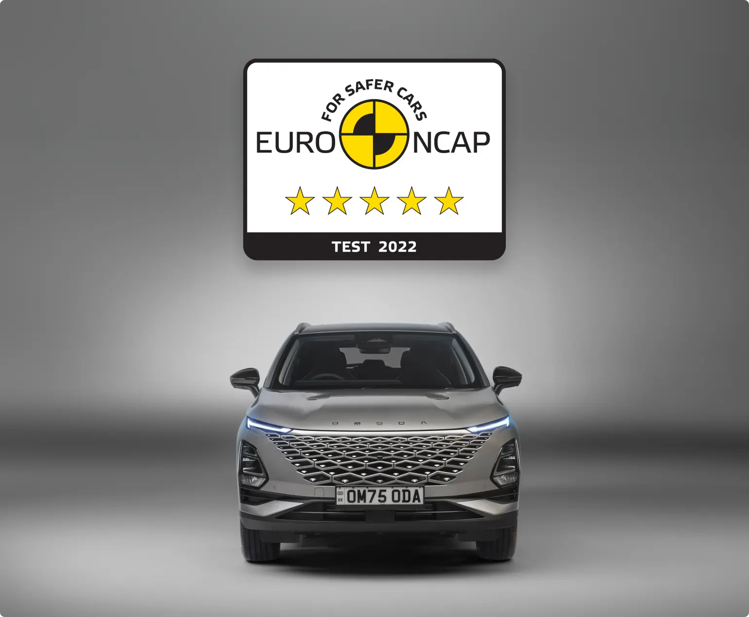 OMODA SUV recieved 5 stars in the 2022 Euro Ncap for safer cars