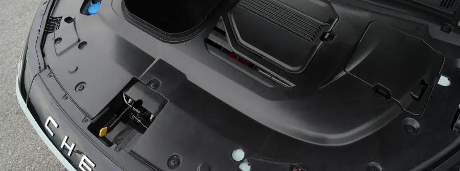 Close up shot of OMODA E5