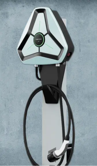 Close up of EV charging point