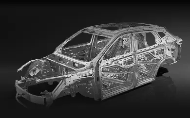 Visual of the Ultra-Rigid Safety Body Structure