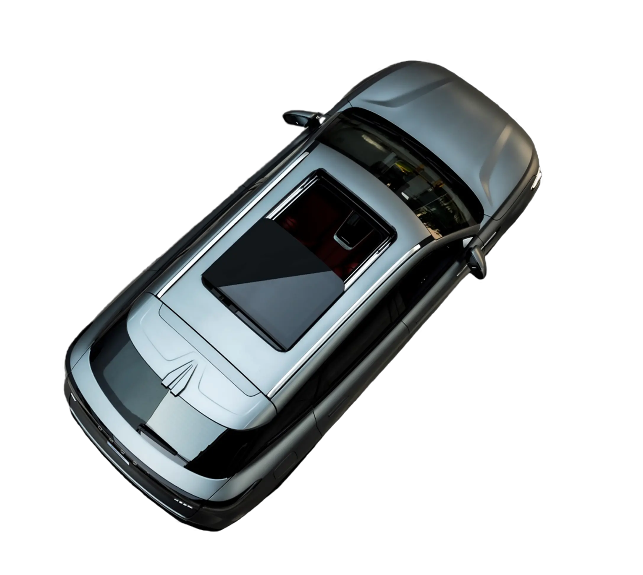 Birds eye view of sunroof on OMODA 9