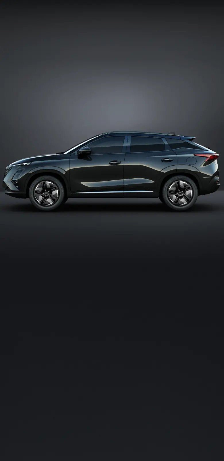 Side view of the new Super Hybrid SUV, the OMODA 5 SHS-H