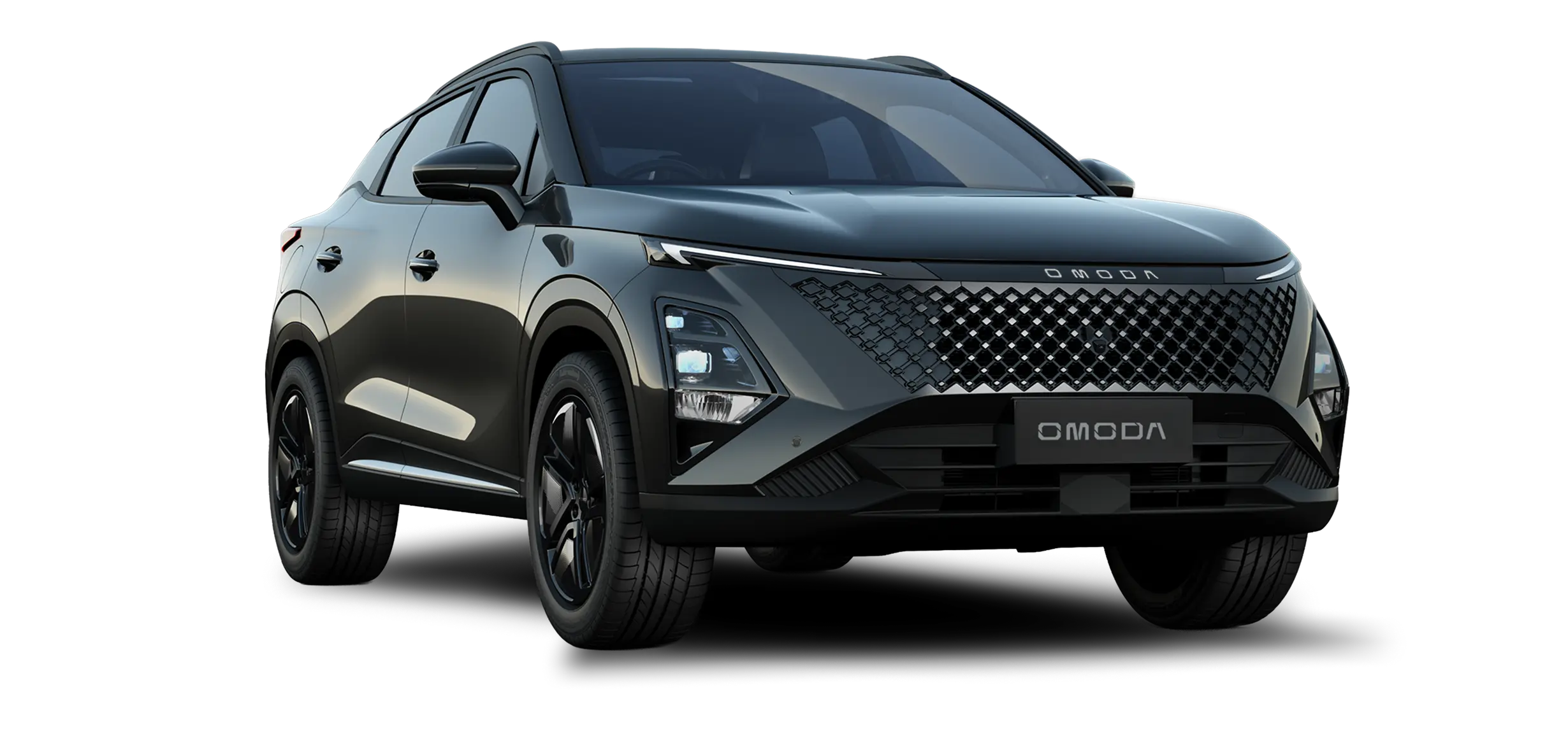 Close up of Super Hybrid OMODA 5 SHS-h in Black