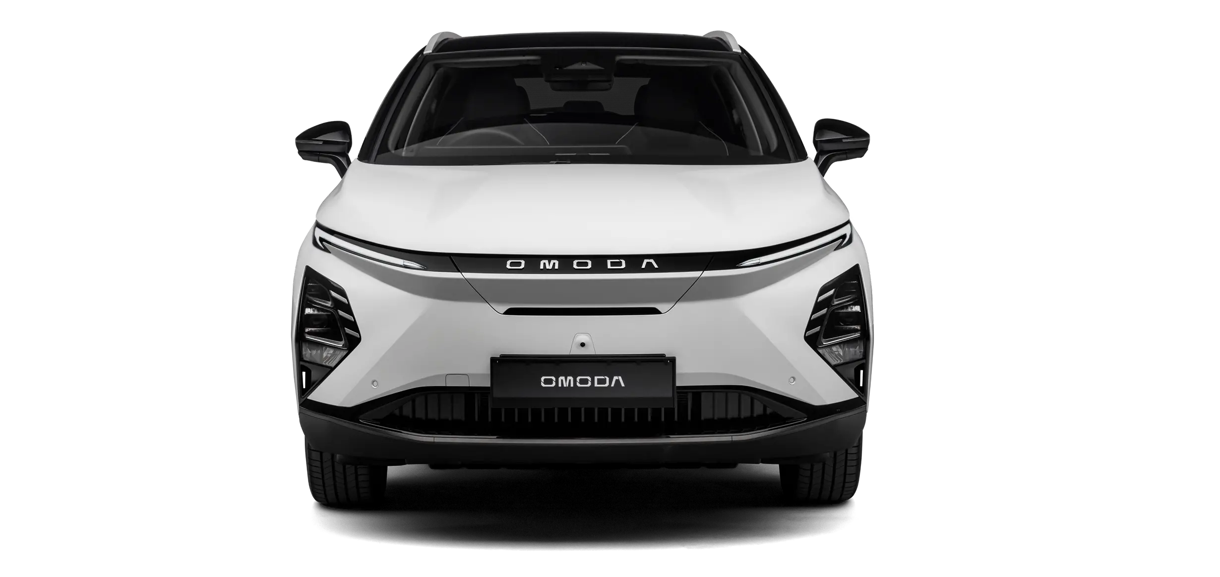 Front View of White OMODA E5